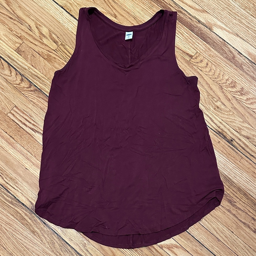 Old Navy Maroon Tank Top
